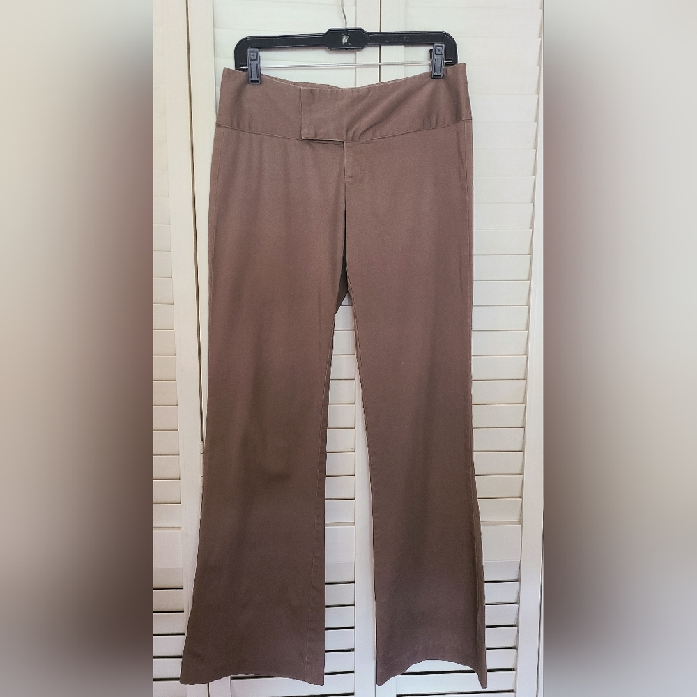 Heart ♥️ Moon🌛Star ⭐️.          Elegant Dark Beige/Tan Women's Pants, Size 4